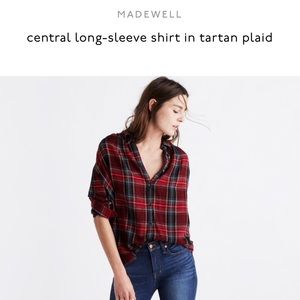 Madewell central long sleeve shirt
